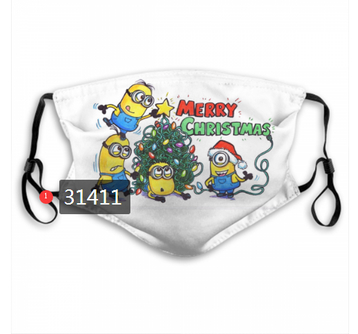 2020 Merry Christmas Dust mask with filter 12